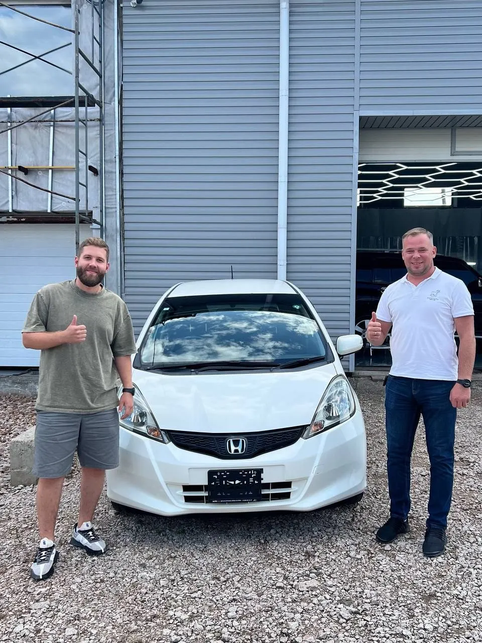 Honda Fit в день выдачи