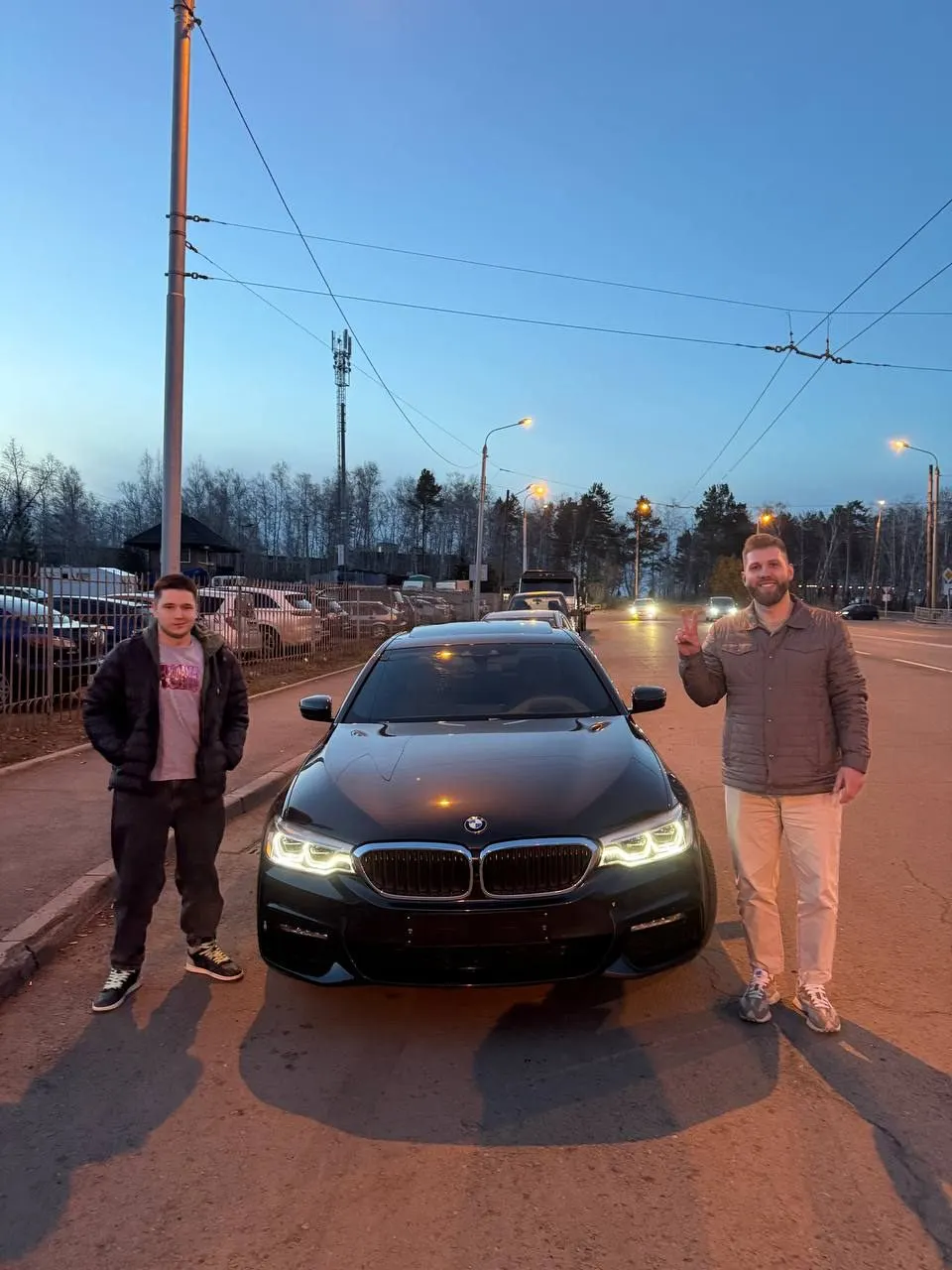 BMW 5 серии в день выдачи