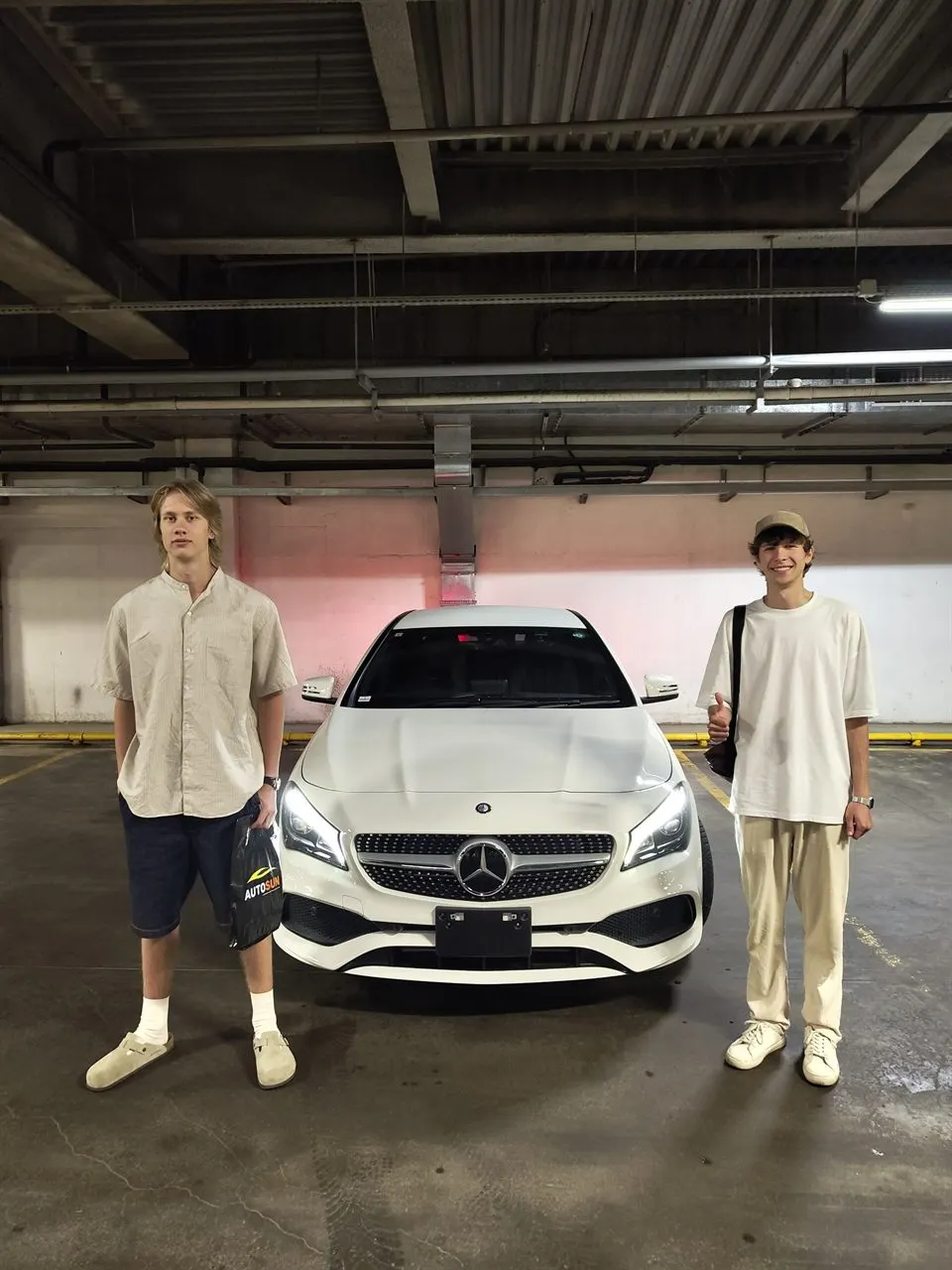 Mercedes-Benz CLA в день выдачи, клиент Кирилл