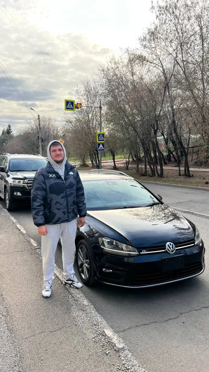 Volkswagen Golf в день выдачи