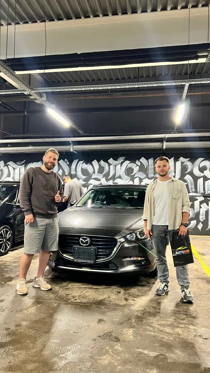 Mazda 3 в день выдачи