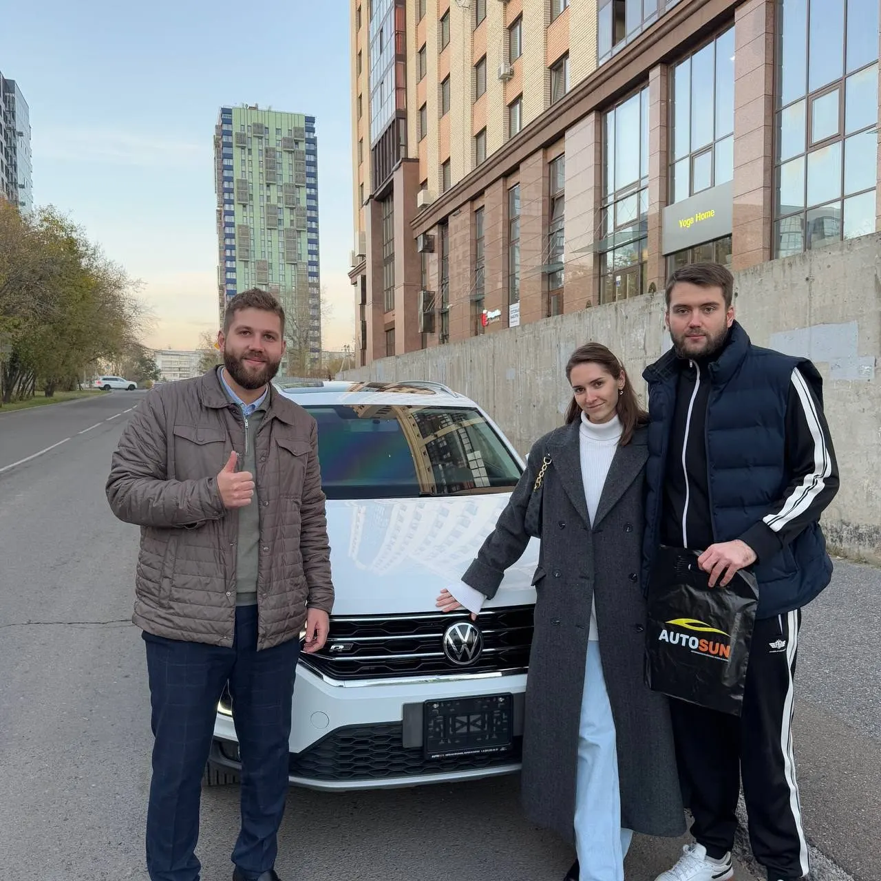 Volkswagen Tiguan в день выдачи