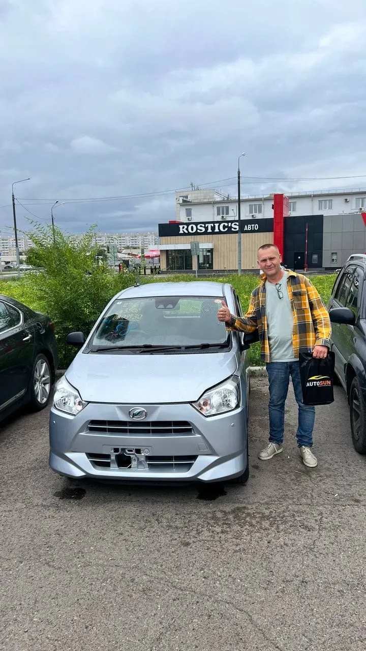Daihatsu Mira e:S в день выдачи, клиент Фёдор