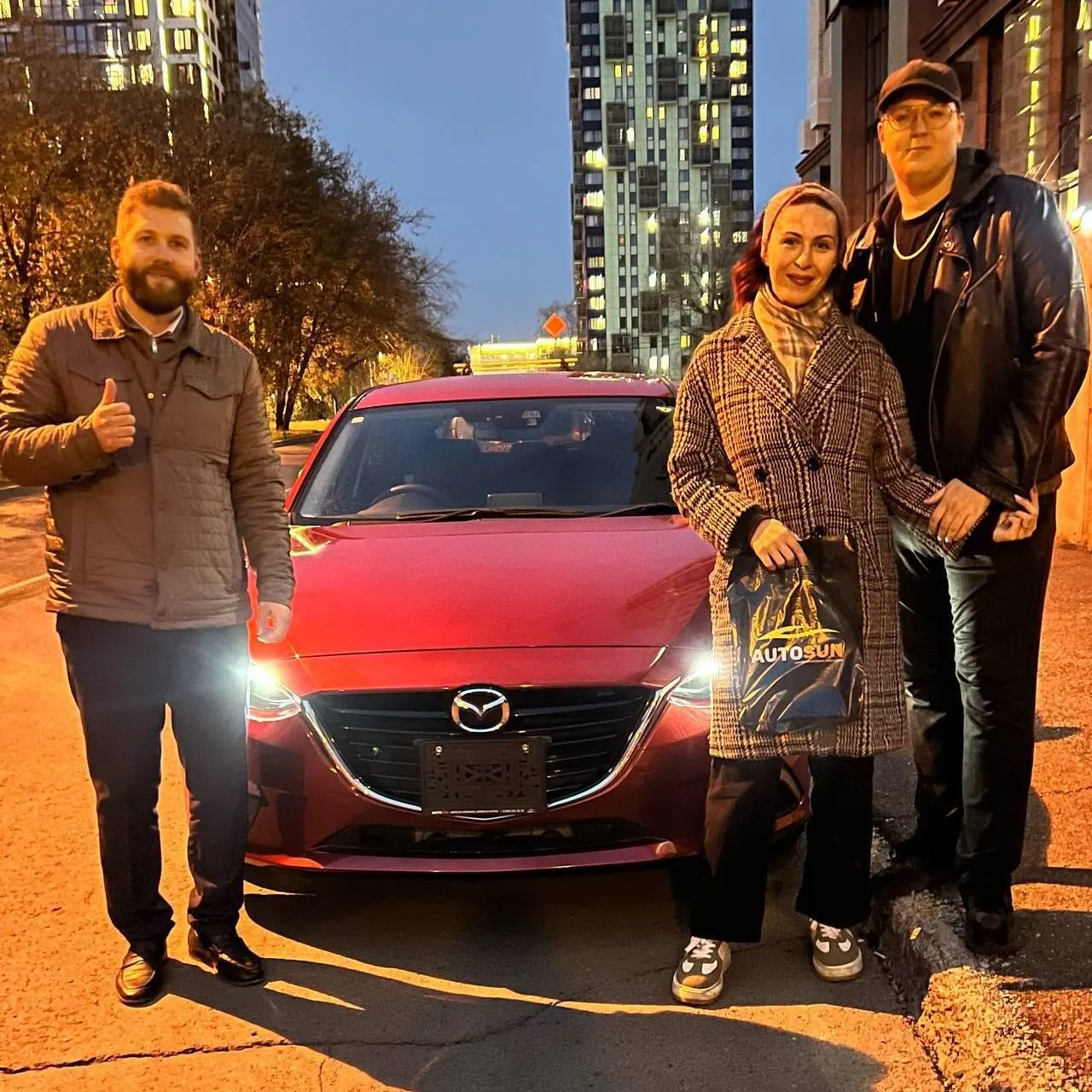 Mazda 3 в день выдачи