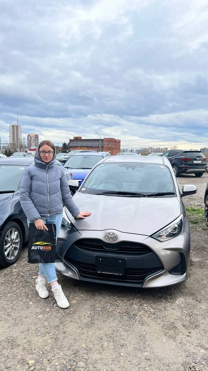 Toyota Yaris в день выдачи