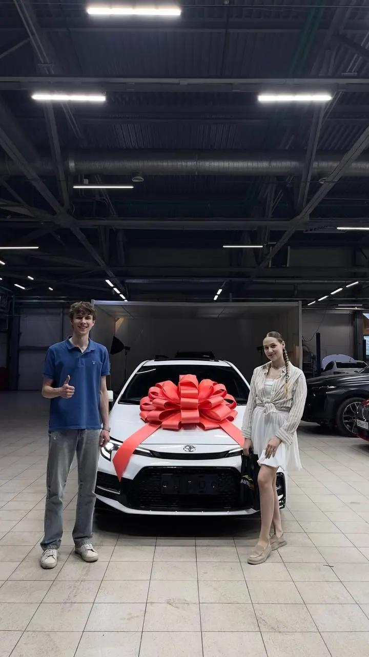 Toyota Corolla Cross в день выдачи